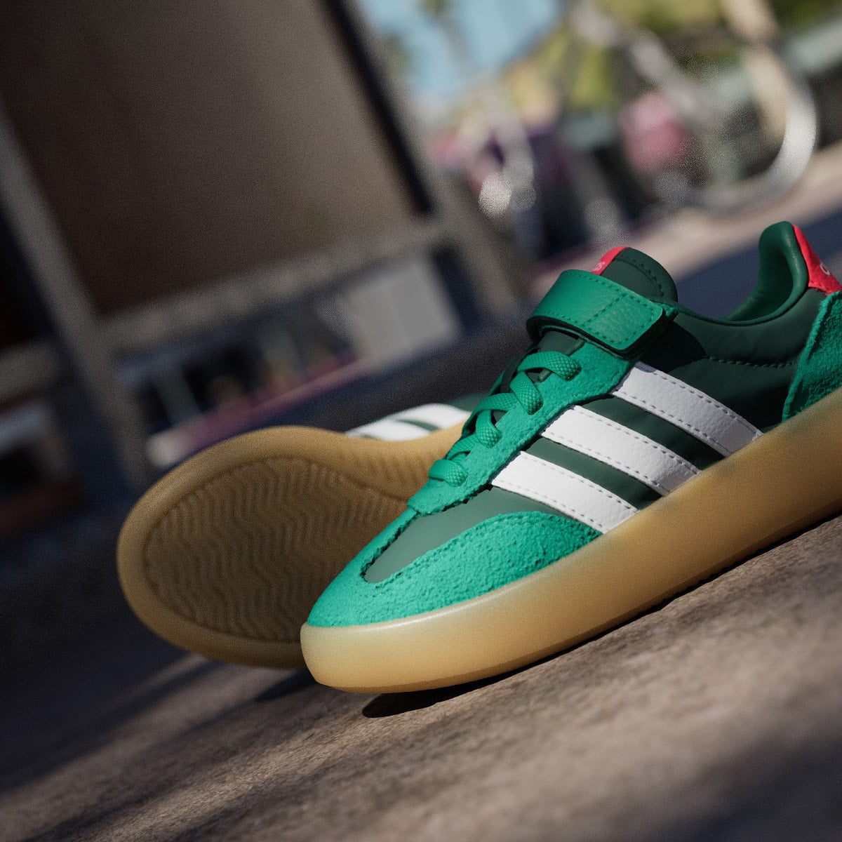 Adidas Kids' Barreda Decode Shoes Kids - Collegiate Green / Cloud White / Lucid Red - Image 10