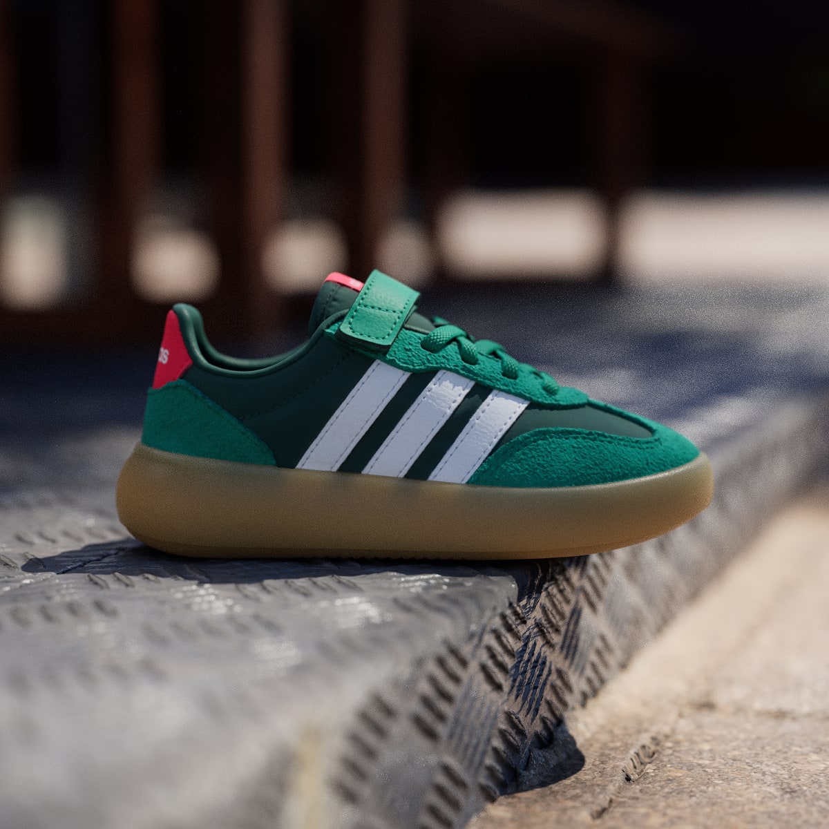 Adidas Kids' Barreda Decode Shoes Kids - Collegiate Green / Cloud White / Lucid Red - Image 3