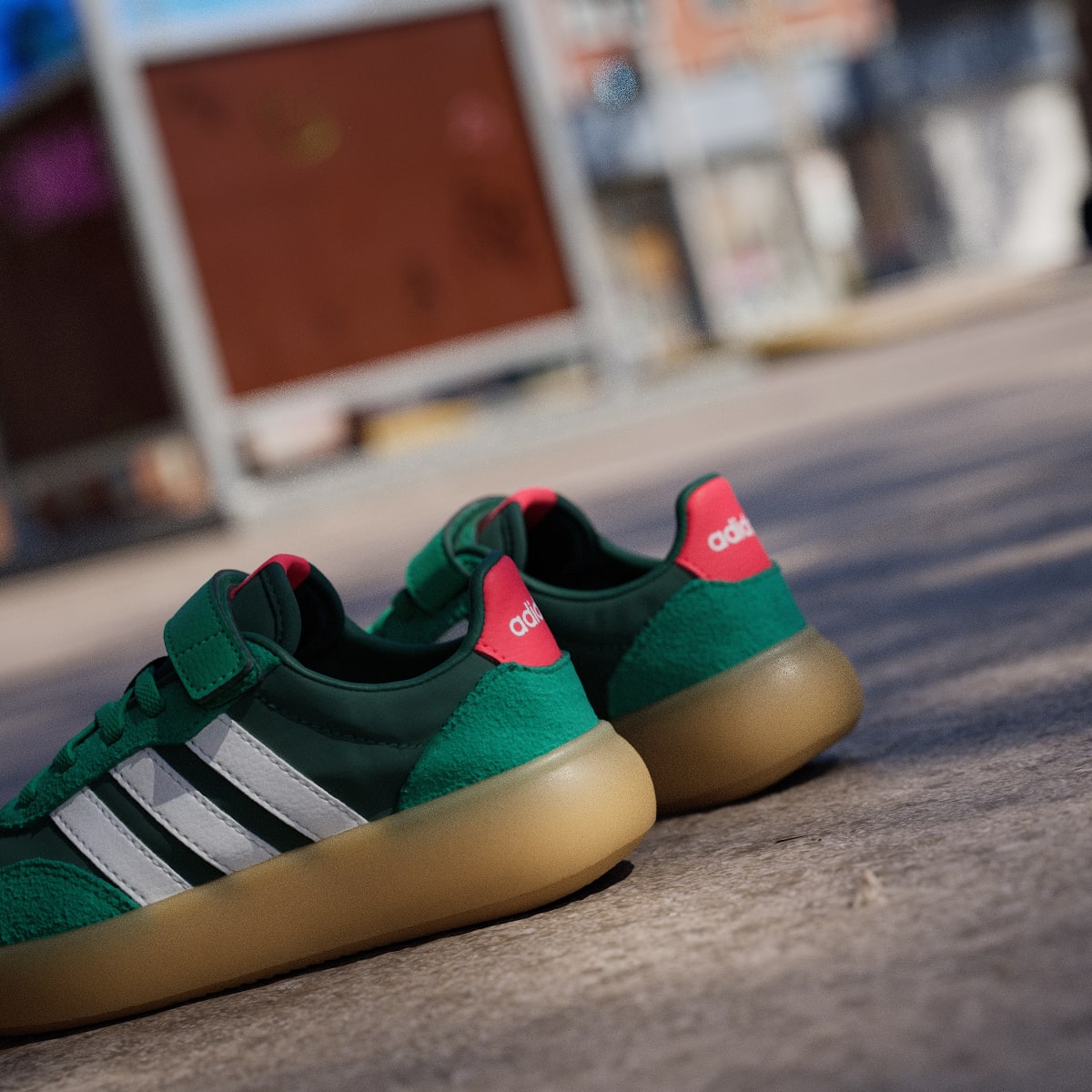 Adidas Kids' Barreda Decode Shoes Kids - Collegiate Green / Cloud White / Lucid Red - Image 9