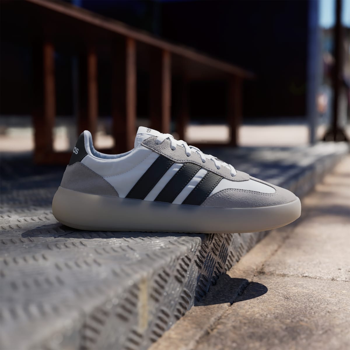 Adidas Men's Barreda Decode Shoes - Cloud White / Core Black / Grey Two - Image 3