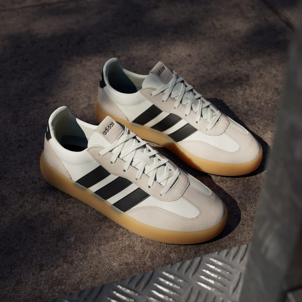 Adidas Men's Barreda Decode Shoes - Off White / Core Black / Gum - Image 5
