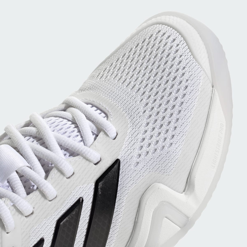Adidas Women's Barricade 14 Tennis Shoes - Cloud White / Core Black / Cloud White - Image 9