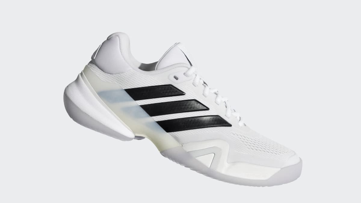 Adidas Women's Barricade 14 Tennis Shoes - Cloud White / Core Black / Cloud White - Image 2