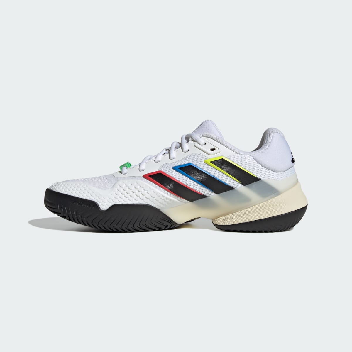 Adidas Men's Barricade 14 Tennis Shoes - Cloud White / Core Black / Cream White - Image 9