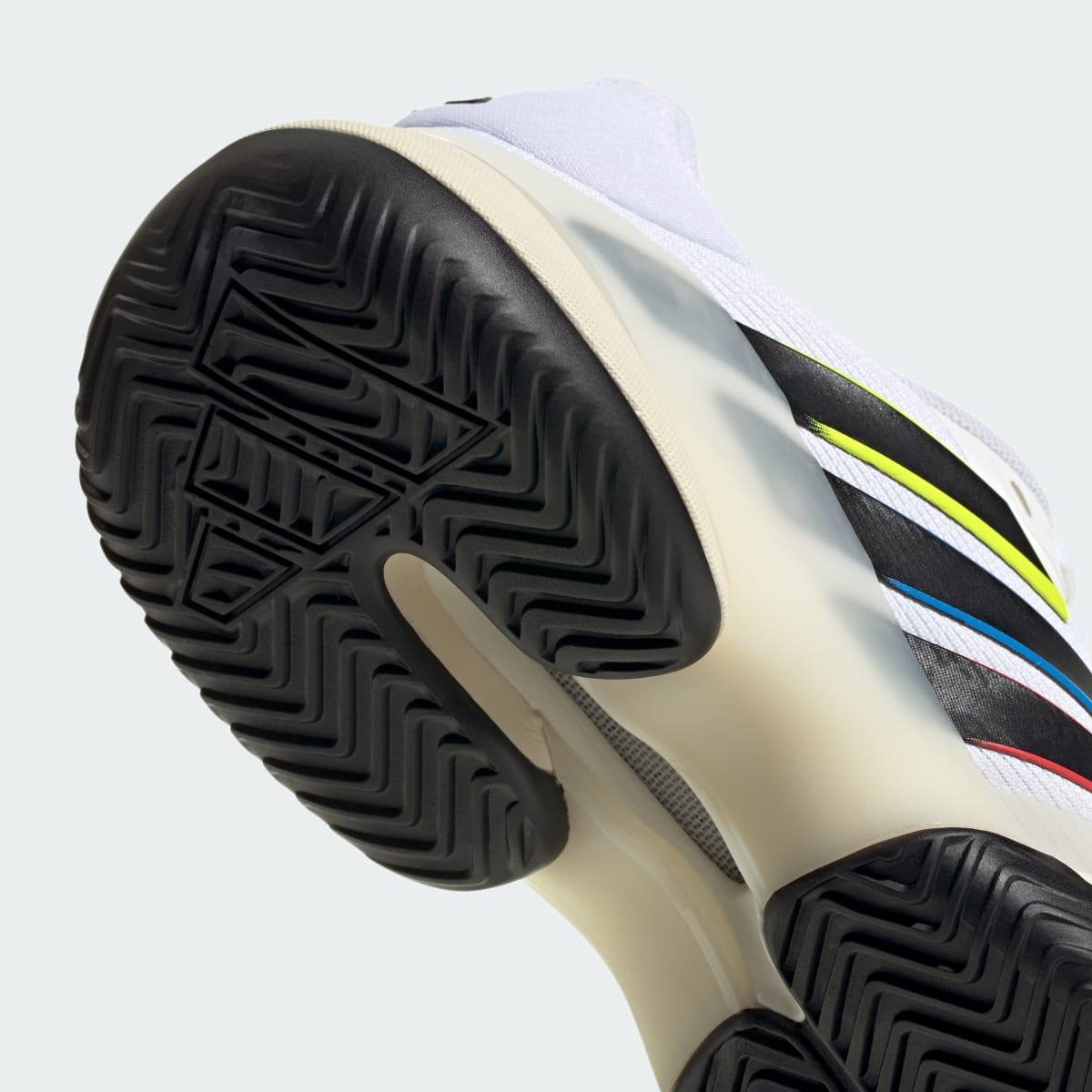 Adidas Men's Barricade 14 Tennis Shoes - Cloud White / Core Black / Cream White - Image 10
