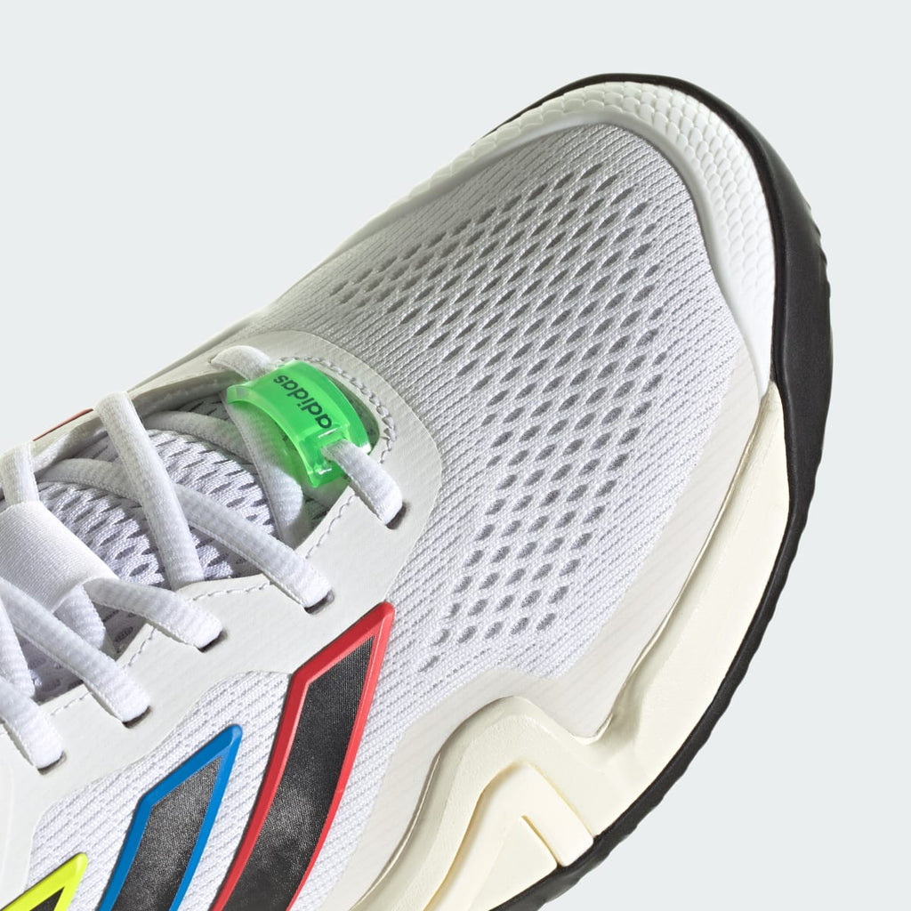 Adidas Men's Barricade 14 Tennis Shoes - Cloud White / Core Black / Cream White - Image 11