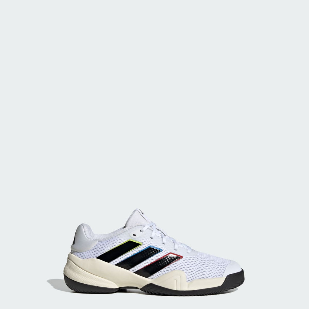Adidas Kids' Barricade Kids Tennis Shoes - Cloud White / Core Black / Core Black - Image 1
