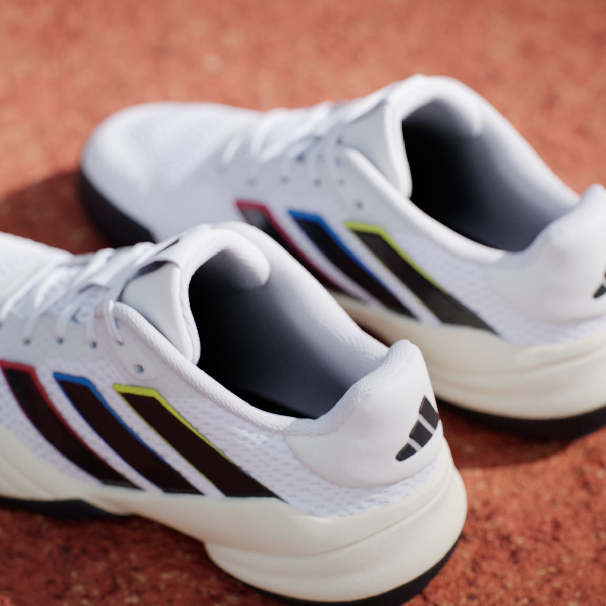 Adidas Kids' Barricade Kids Tennis Shoes - Cloud White / Core Black / Core Black - Image 9