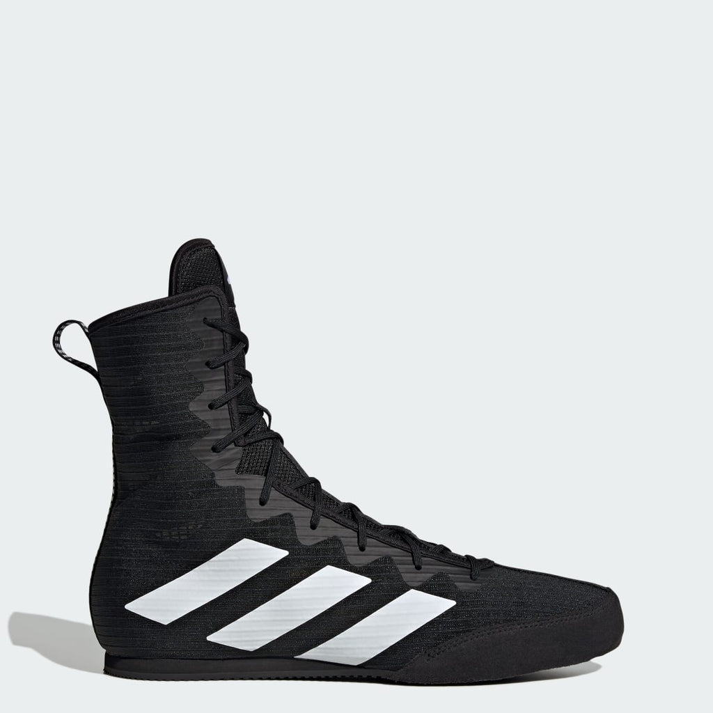 Adidas Men's Box Hog 4 Shoes - Core Black / Cloud White / Core Black - Image 1