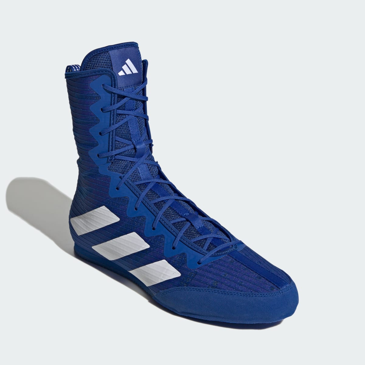 Adidas Women's Box Hog 4 Shoes - Royal Blue / Cloud White / Solar Purple - Image 4