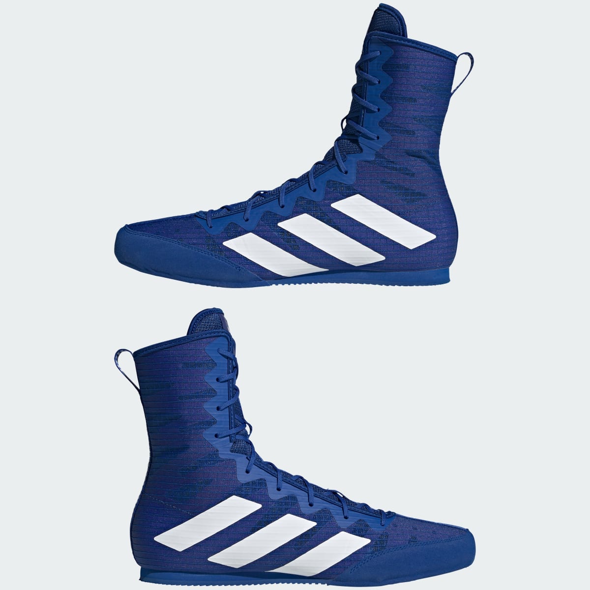 Adidas Women's Box Hog 4 Shoes - Royal Blue / Cloud White / Solar Purple - Image 7
