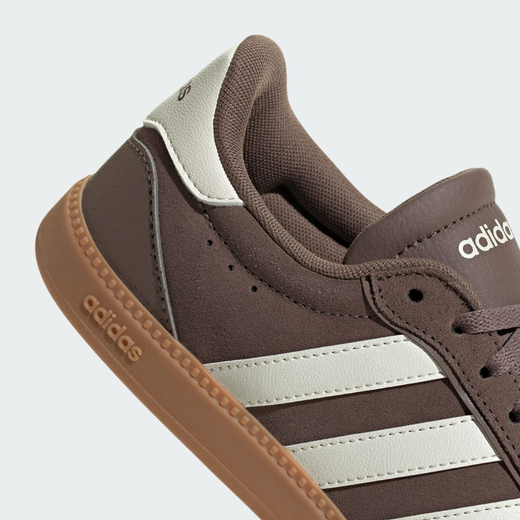 Adidas Women's Breaknet Sleek Shoes - Earth Strata / Off White / Gum - Image 9