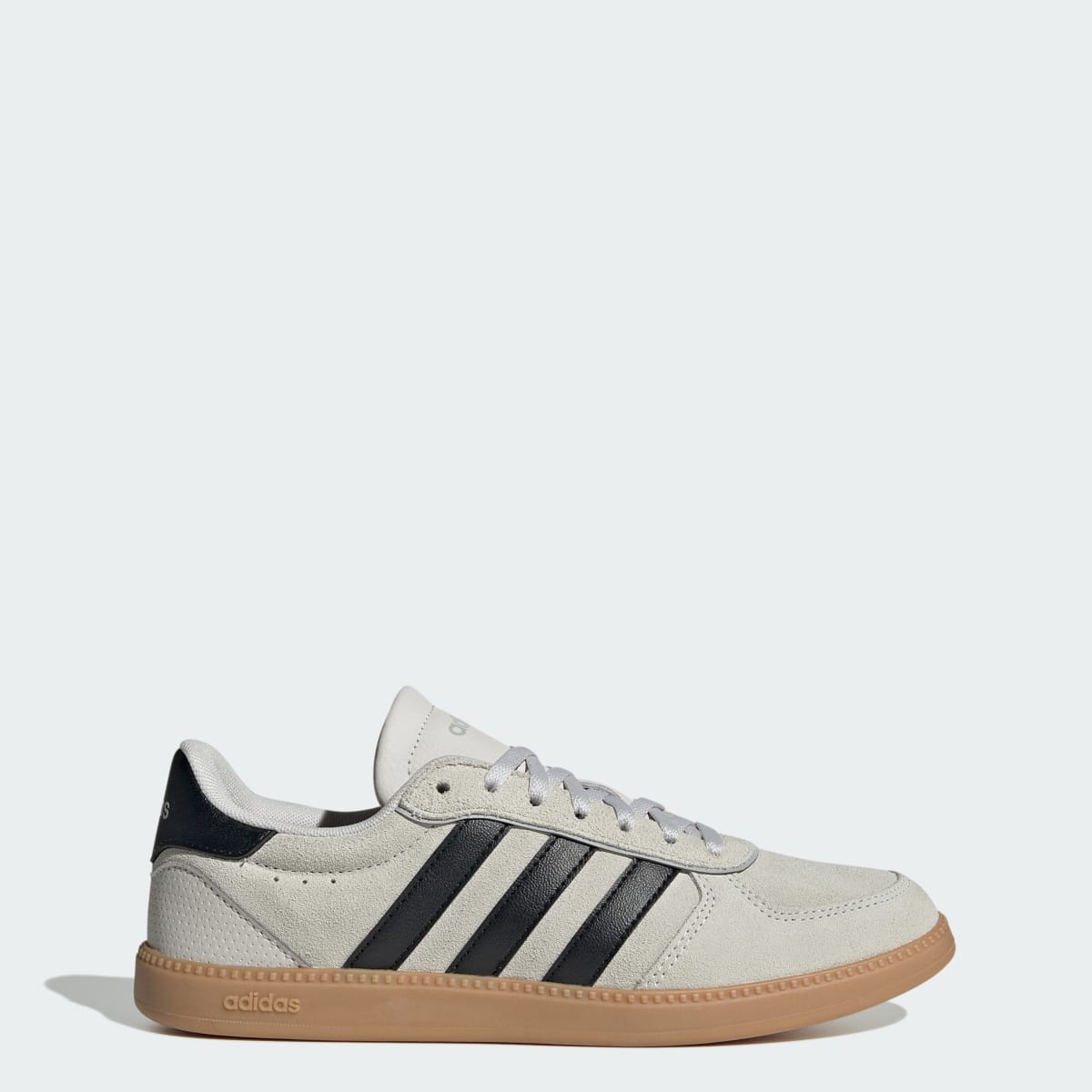 Adidas Women's Breaknet Sleek Shoes - Grey One / Core Black / Core Black - Image 1