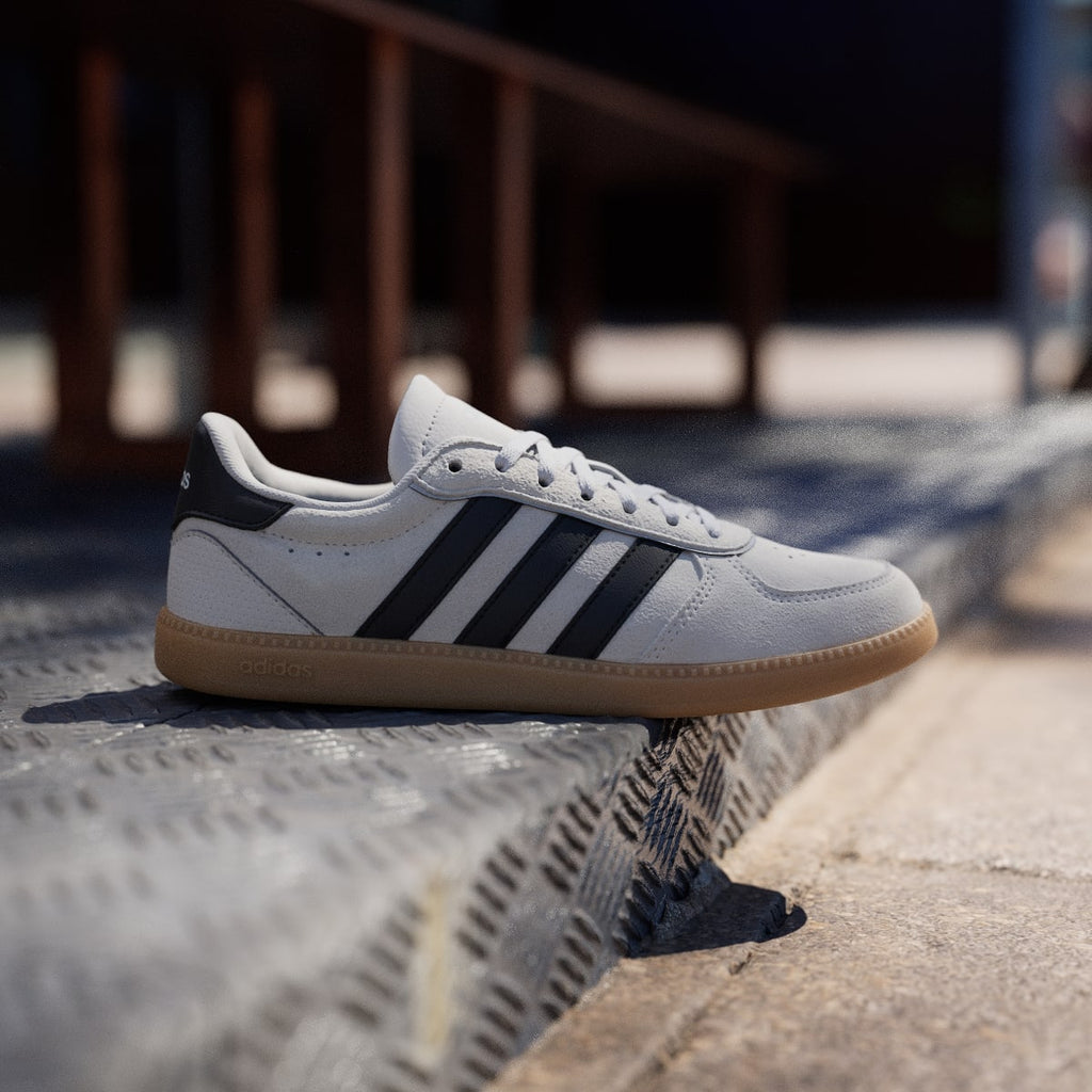 Adidas Women's Breaknet Sleek Shoes - Grey One / Core Black / Core Black - Image 3