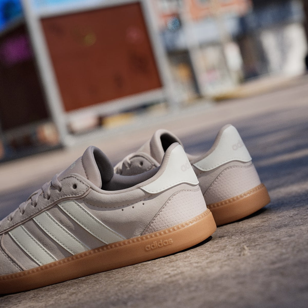 Adidas Women's Breaknet Sleek Shoes - Putty Mauve / Core White / Gum - Image 9