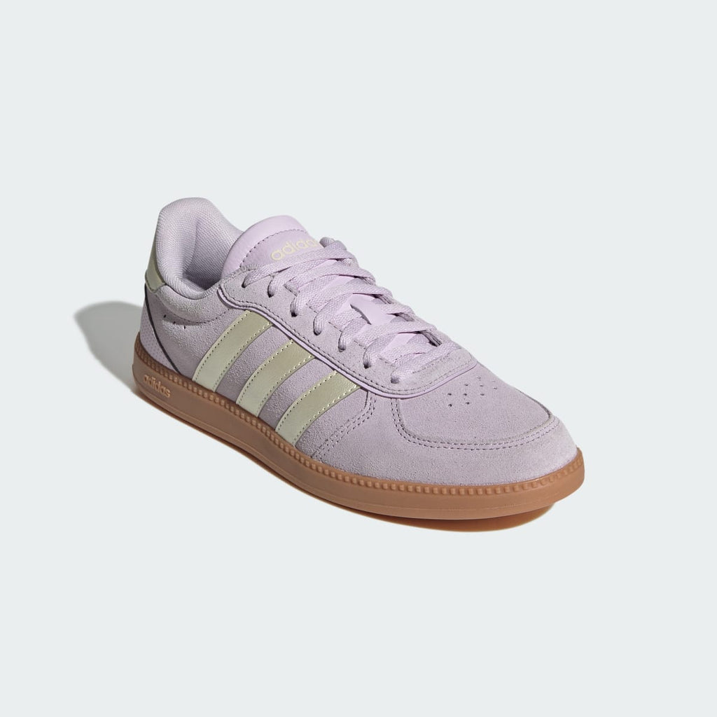 Adidas Women's Breaknet Sleek Shoes - Ice Lavender / Ice Gold Met. / Gum - Image 5