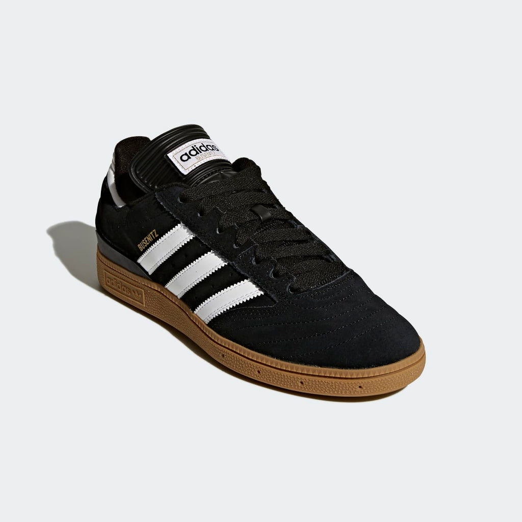 Adidas Men's Busenitz Pro Shoes - Core Black / Cloud White / Gold Metallic - Image 5