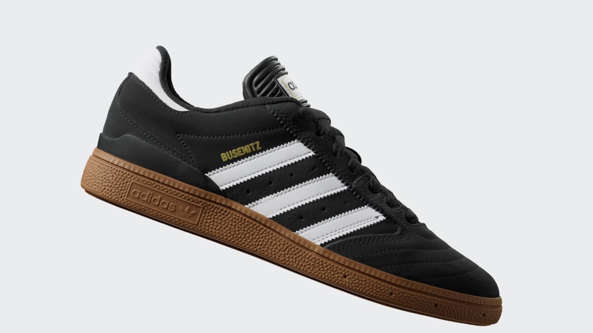 Adidas Women's Busenitz Pro Shoes - Core Black / Cloud White / Gold Metallic - Image 2
