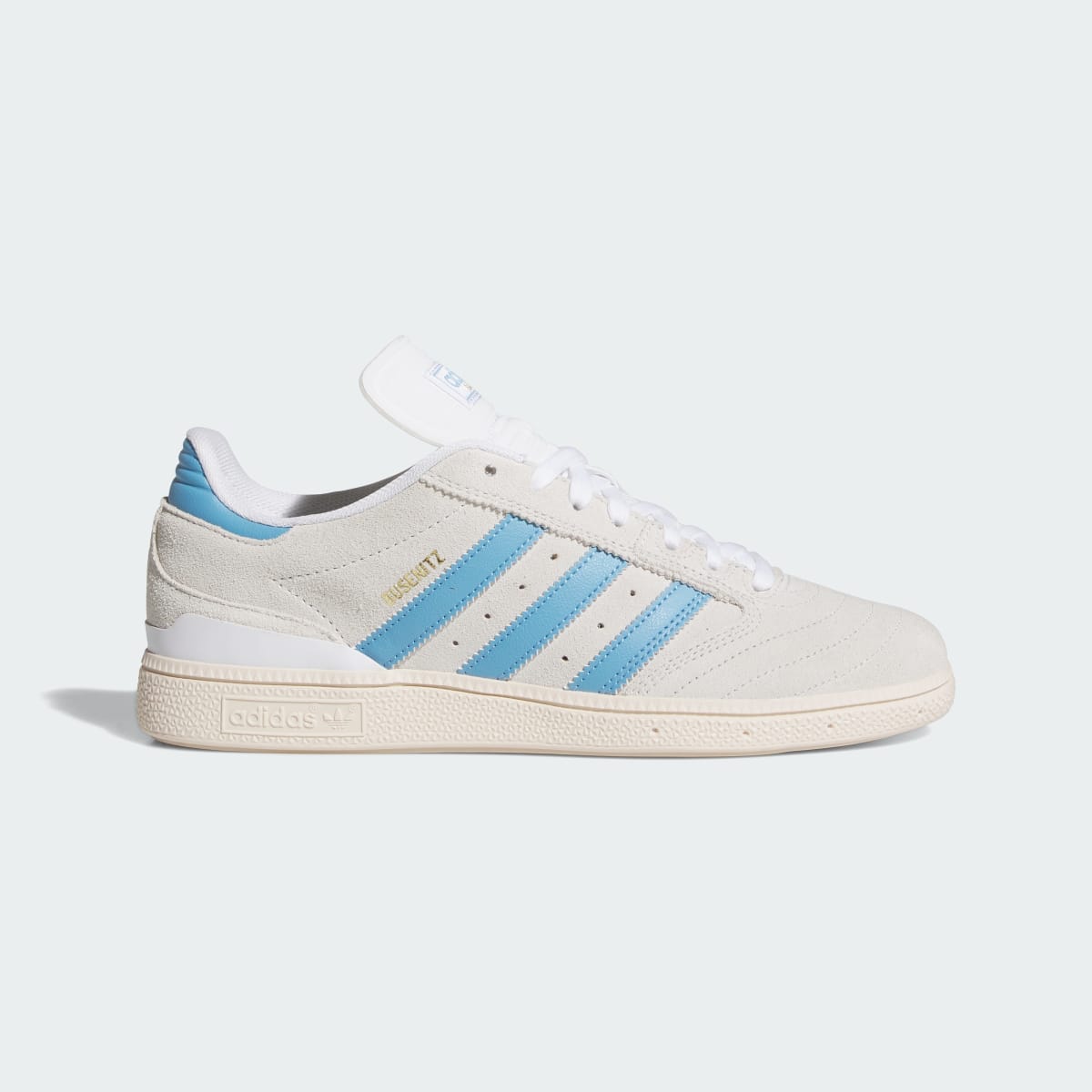 Adidas Men's Busenitz Shoes - Grey One / Light Blue / Chalk White - Image 1