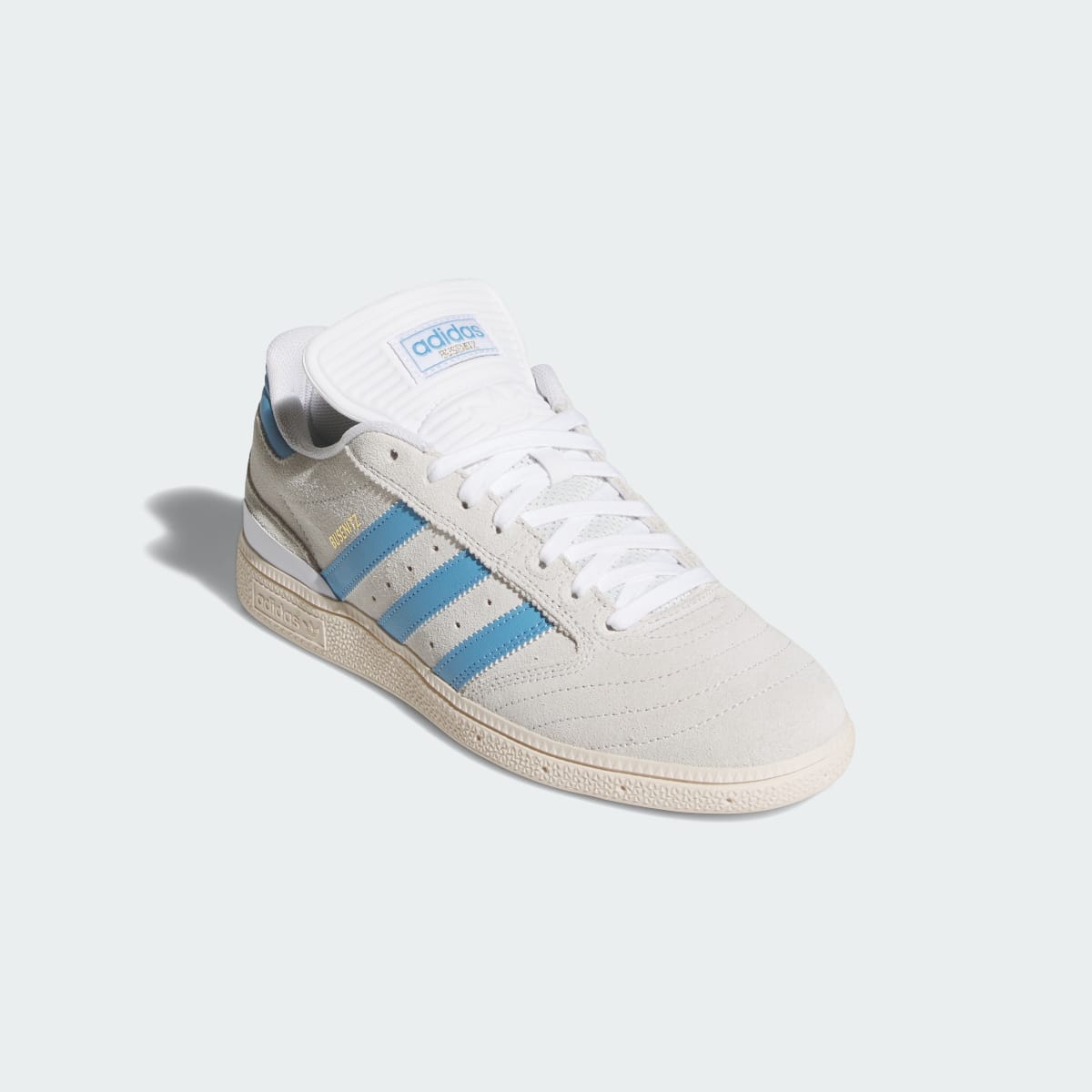 Adidas Men's Busenitz Shoes - Grey One / Light Blue / Chalk White - Image 4