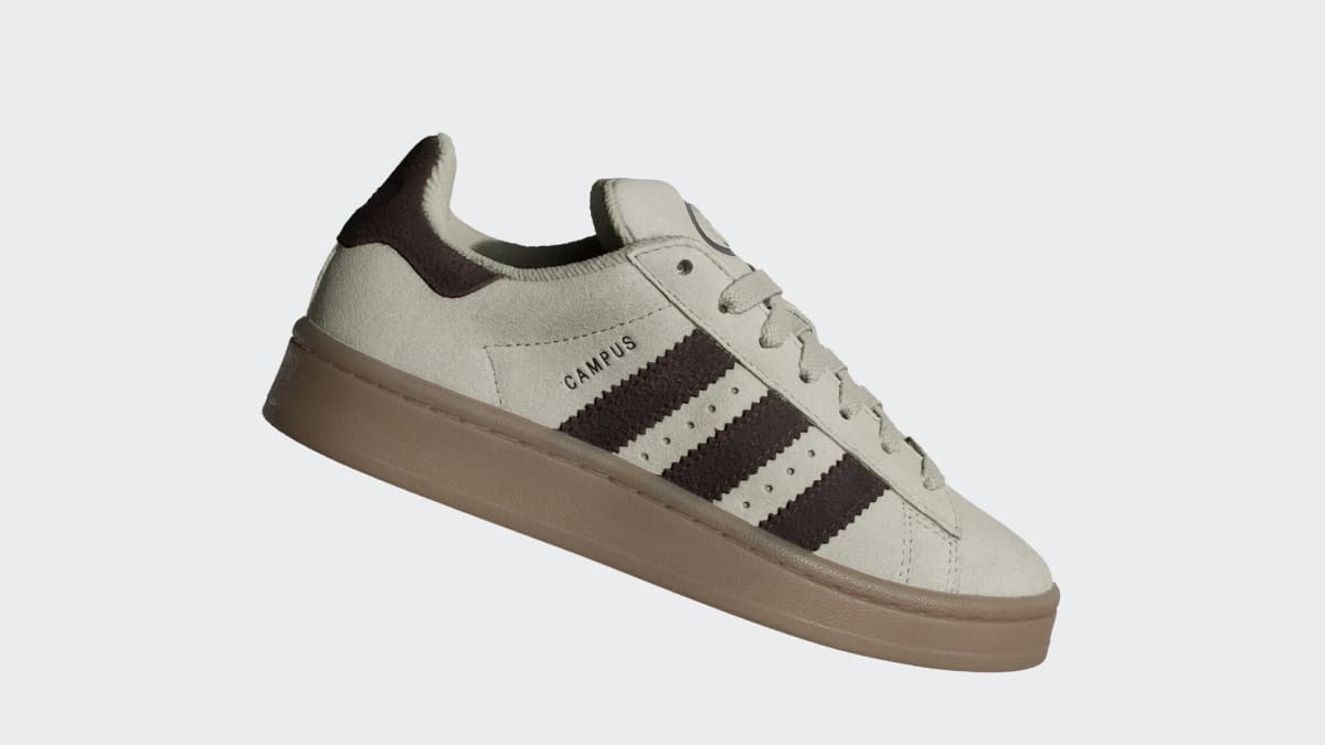 Adidas Kids' CAMPUS 00s SHOES - Sesame / Aurora Coffee / Gum - Image 2