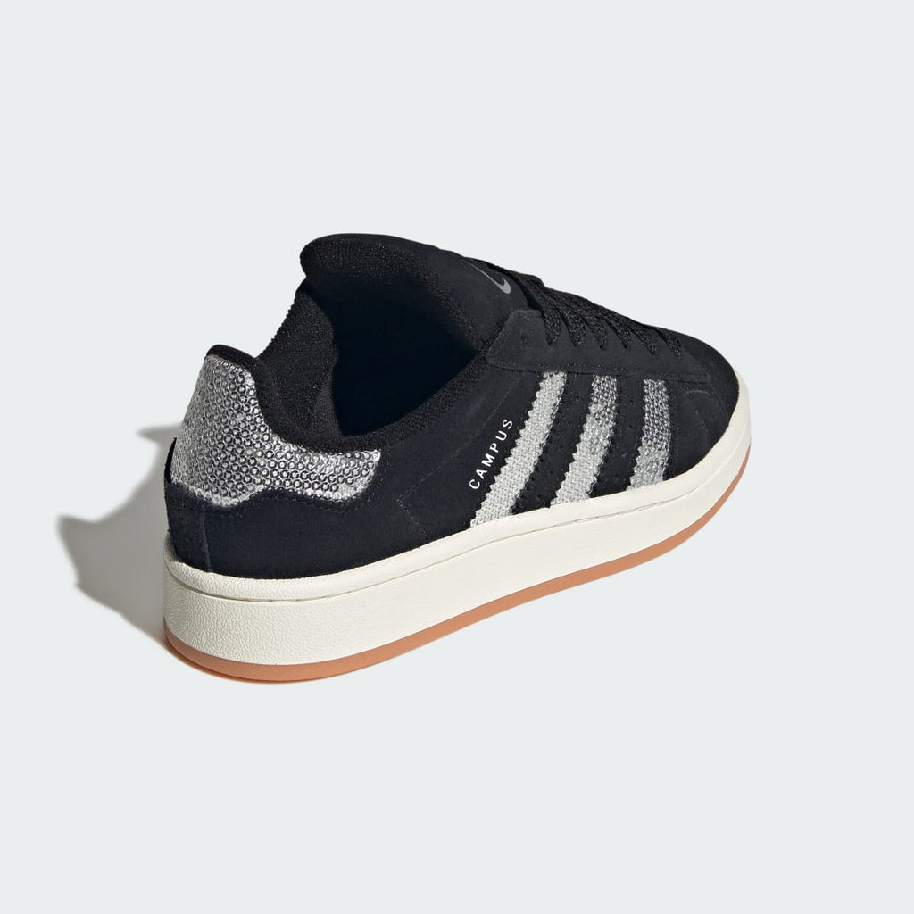 Adidas Kids' CAMPUS 00s SHOES - Core Black / Silver Metallic / Gum - Image 6