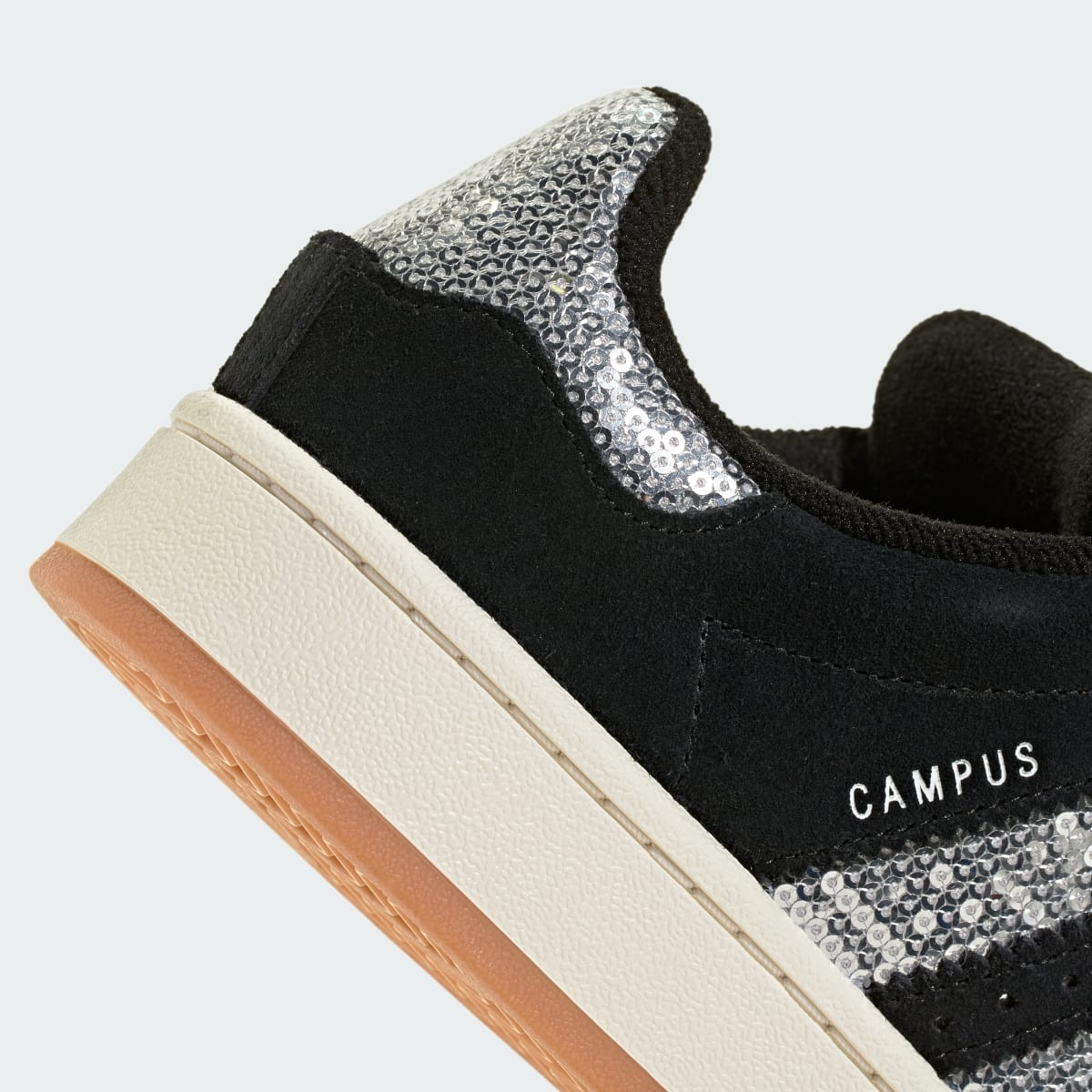 Adidas Kids' CAMPUS 00s SHOES - Core Black / Silver Metallic / Gum - Image 2