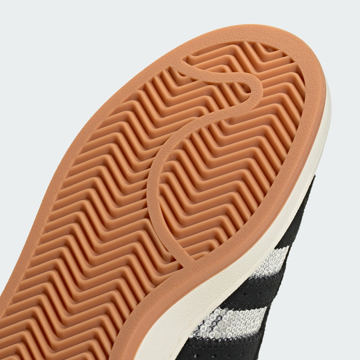 Adidas Kids' CAMPUS 00s SHOES - Core Black / Silver Metallic / Gum - Image 9