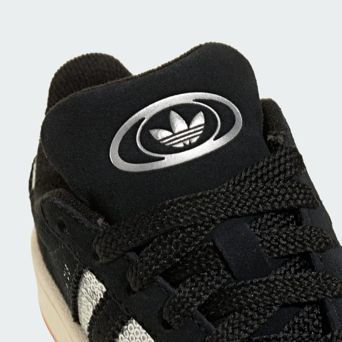 Adidas Kids' CAMPUS 00s SHOES - Core Black / Silver Metallic / Gum - Image 7
