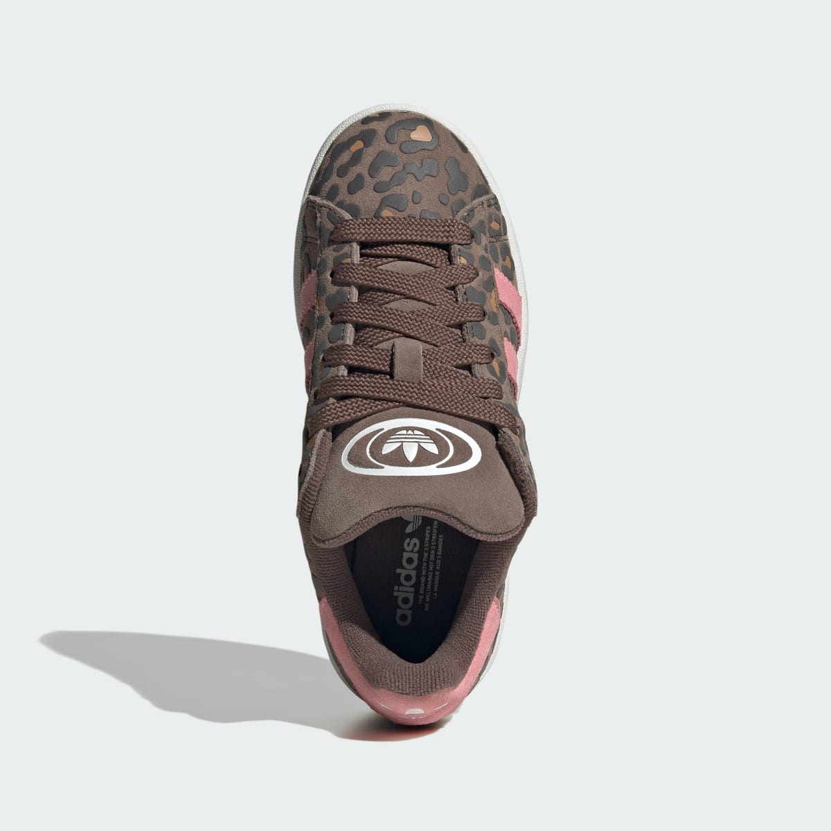 Adidas Kids' CAMPUS 00s SHOES - Earth Strata / Cloud White / Glow Pink - Image 2