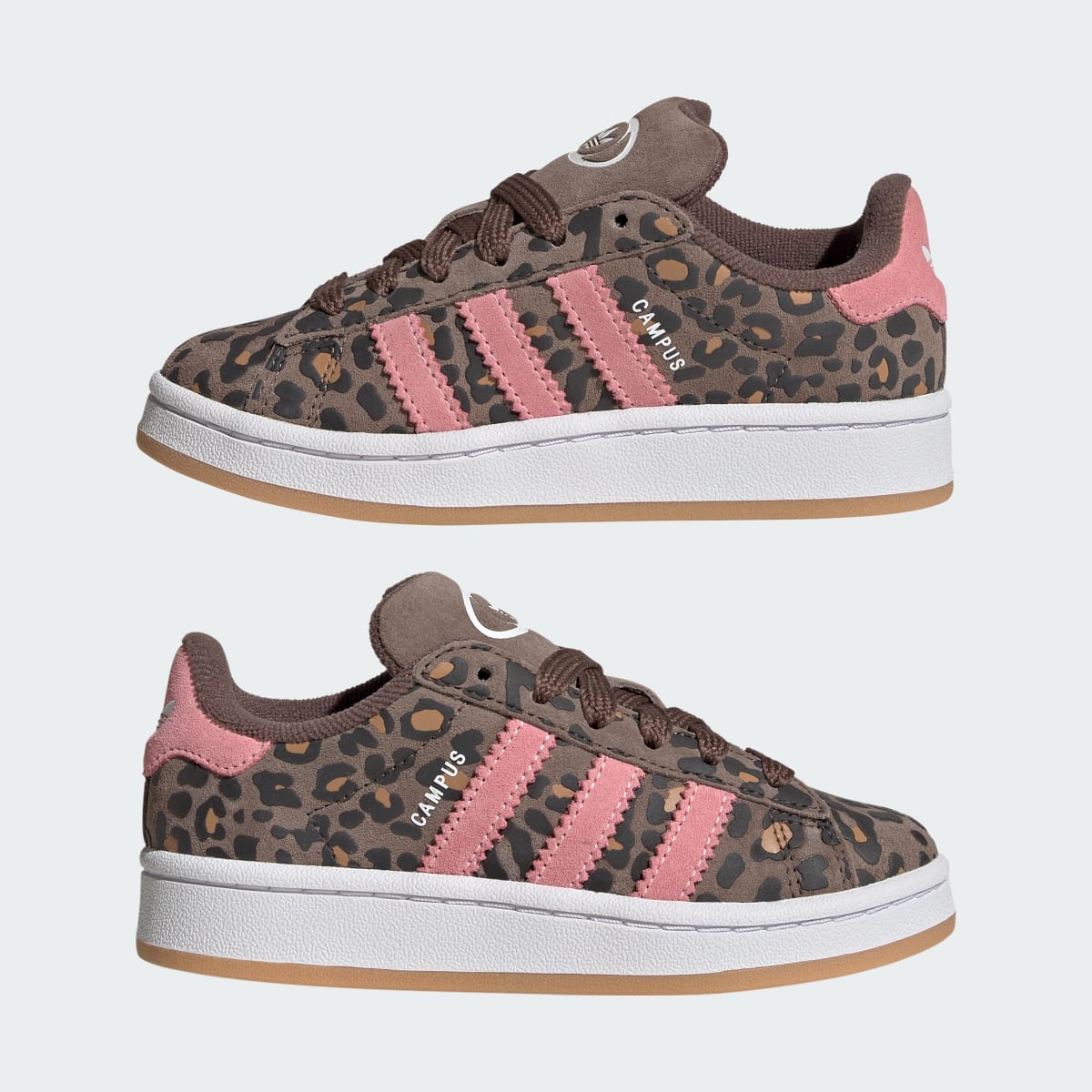 Adidas Kids' CAMPUS 00s SHOES - Earth Strata / Cloud White / Glow Pink - Image 7