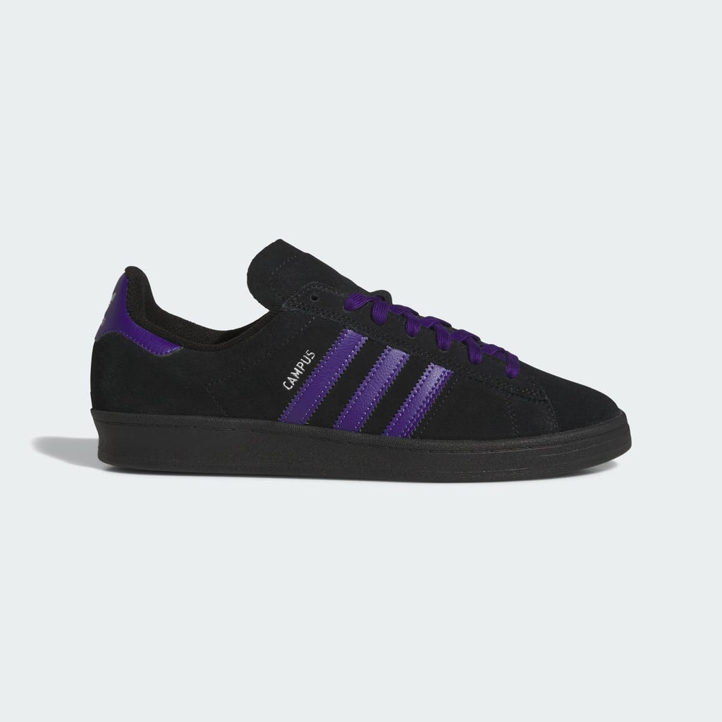Adidas Men's CAMPUS ADV SHOES - Collegiate Purple / Core Black / Silver Metallic - Image 1