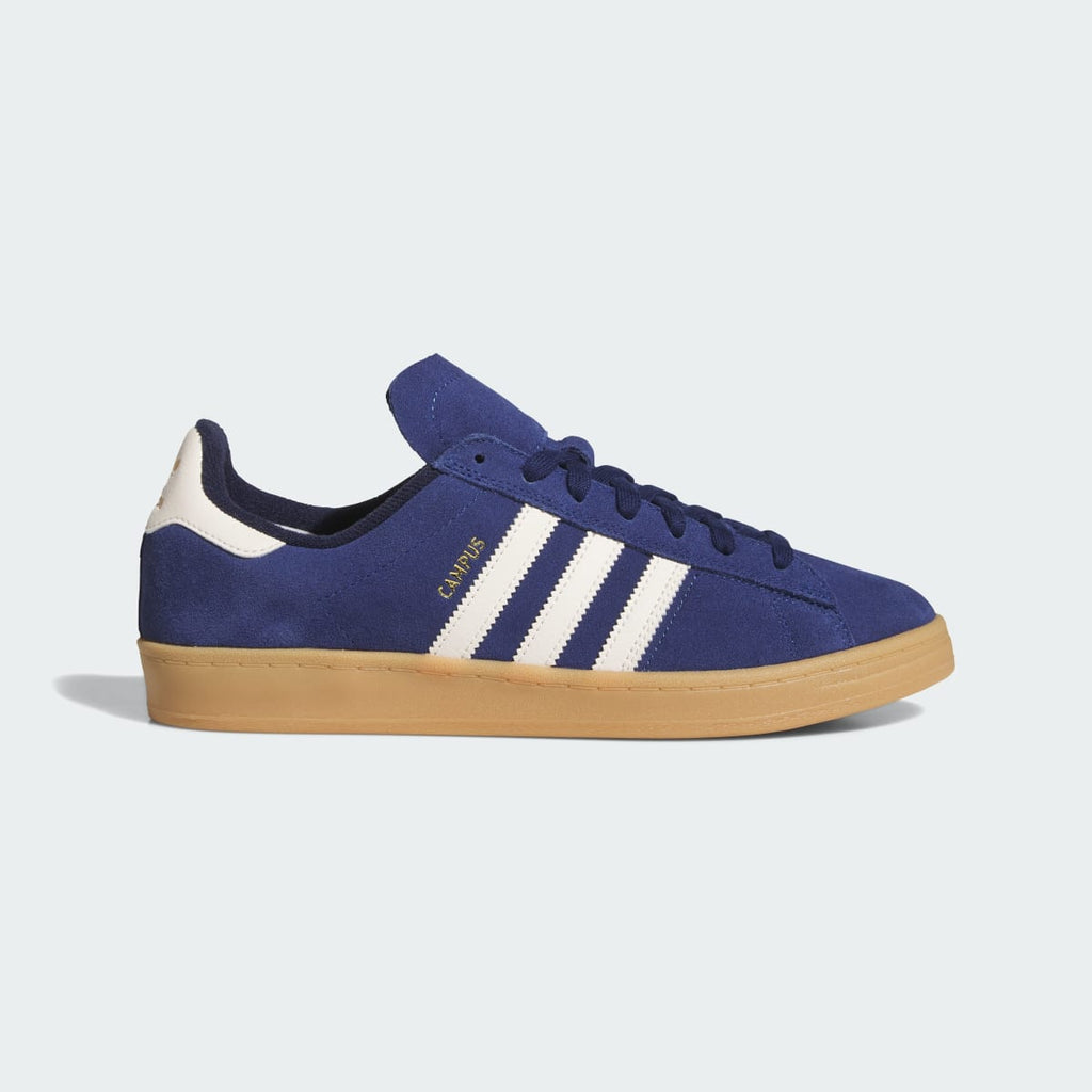 Adidas Men's CAMPUS ADV Shoes - Dark Blue / Chalk White / Gum - Image 1