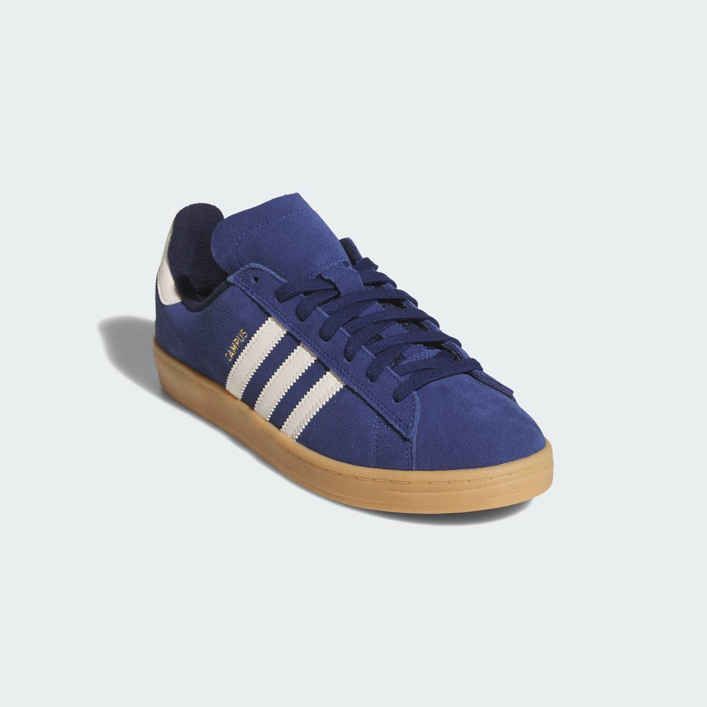 Adidas Men's CAMPUS ADV Shoes - Dark Blue / Chalk White / Gum - Image 4