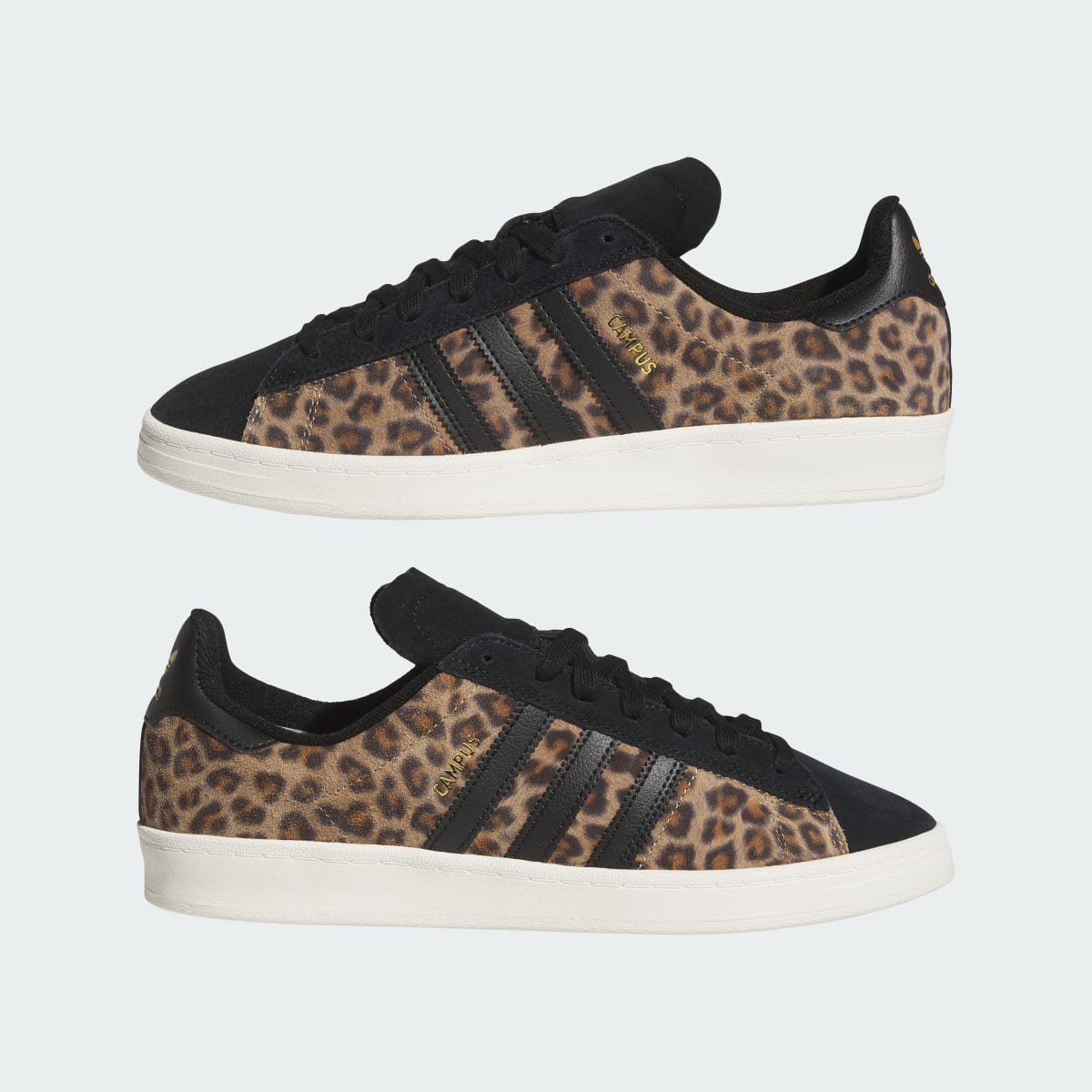 Adidas Men's CAMPUS ADV Shoes - Cardboard / Core Black / Chalk White - Image 7