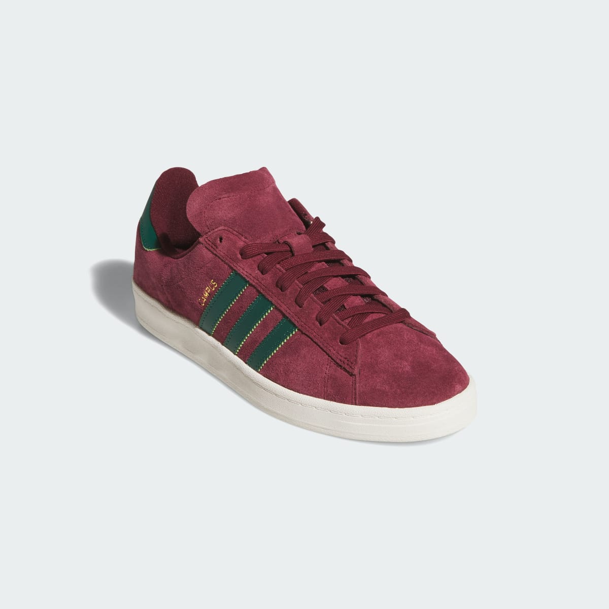 Adidas Men's CAMPUS ADV Shoes - Shadow Red / Collegiate Green / Chalk White - Image 4