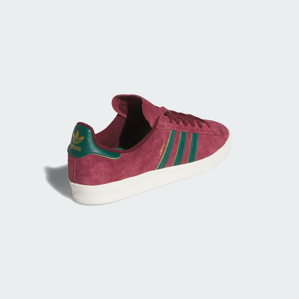 Adidas Men's CAMPUS ADV Shoes - Shadow Red / Collegiate Green / Chalk White - Image 5