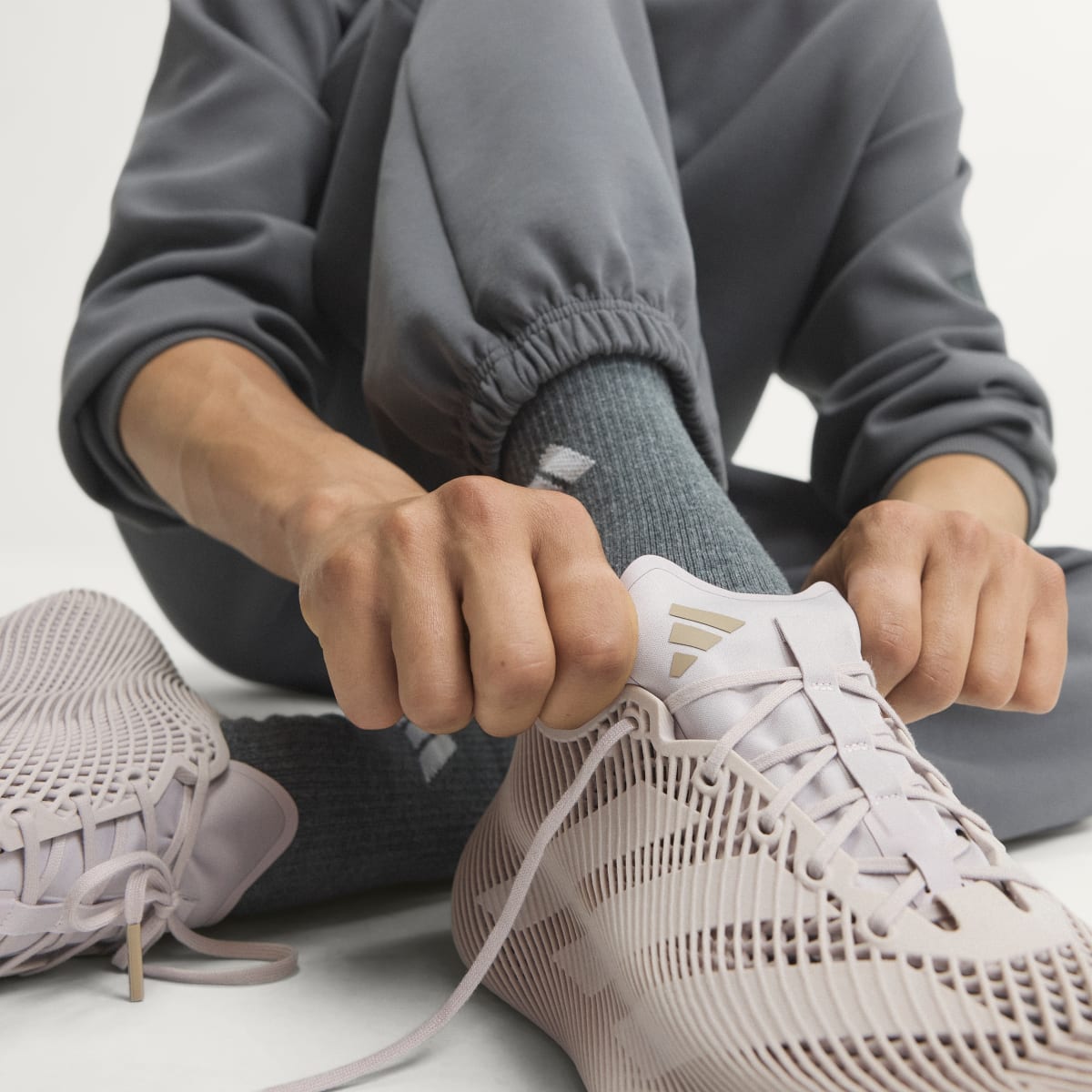 Adidas Women's CLIMACOOL LACED SHOES - Wonder Taupe / Wonder Taupe / Blanch Cargo - Image 7