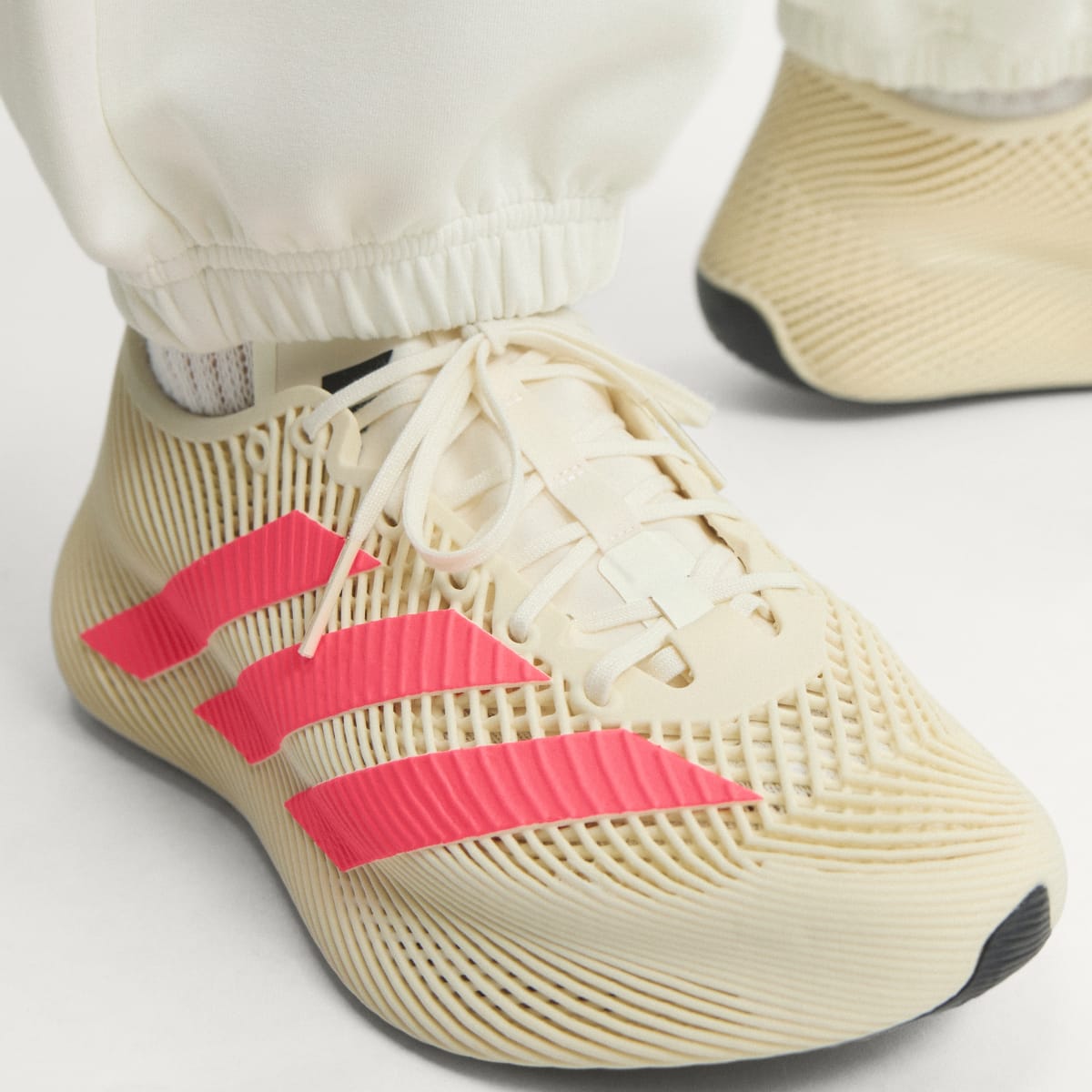 Adidas Women's CLIMACOOL LACED SHOES - Off White / Solar Turbo / Core Black - Image 6