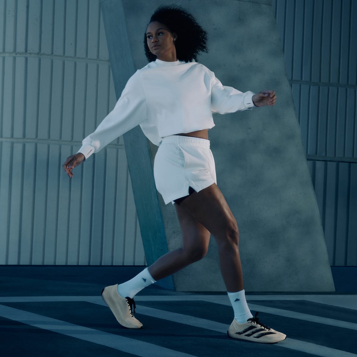 Adidas Women's CLIMACOOL LACED SHOES - Off White / Core Black / Core Black - Image 11