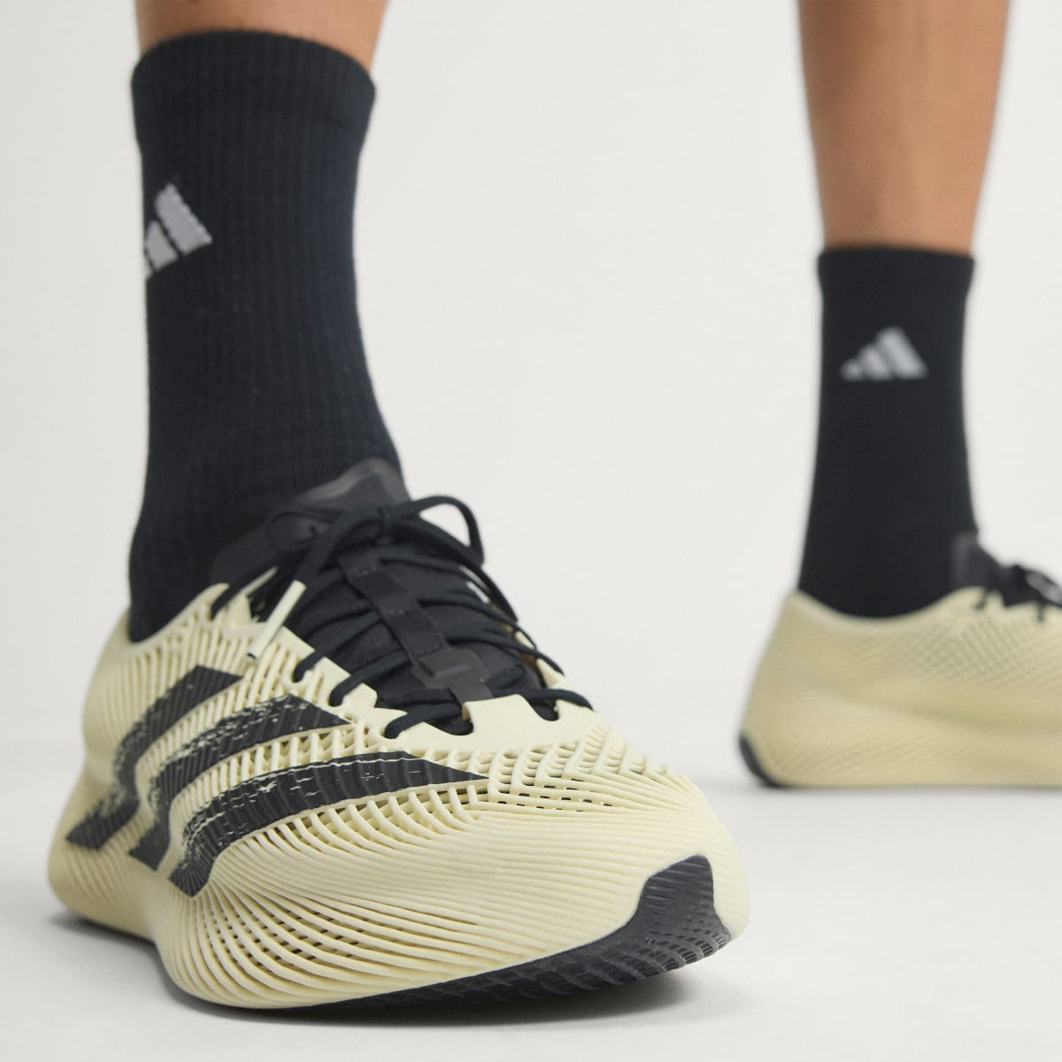Adidas Women's CLIMACOOL LACED SHOES - Off White / Core Black / Core Black - Image 5