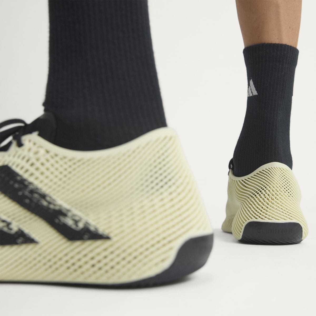 Adidas Women's CLIMACOOL LACED SHOES - Off White / Core Black / Core Black - Image 8