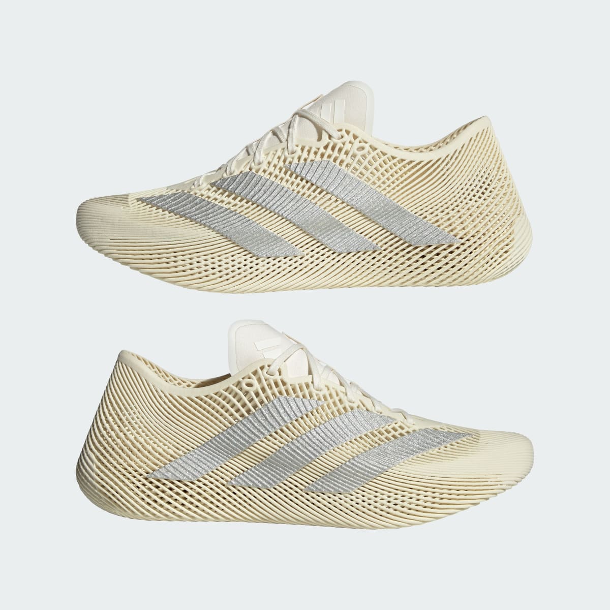 Adidas Men's CLIMACOOL LACED SHOES - Off White / Off White / Silver Metallic - Image 8