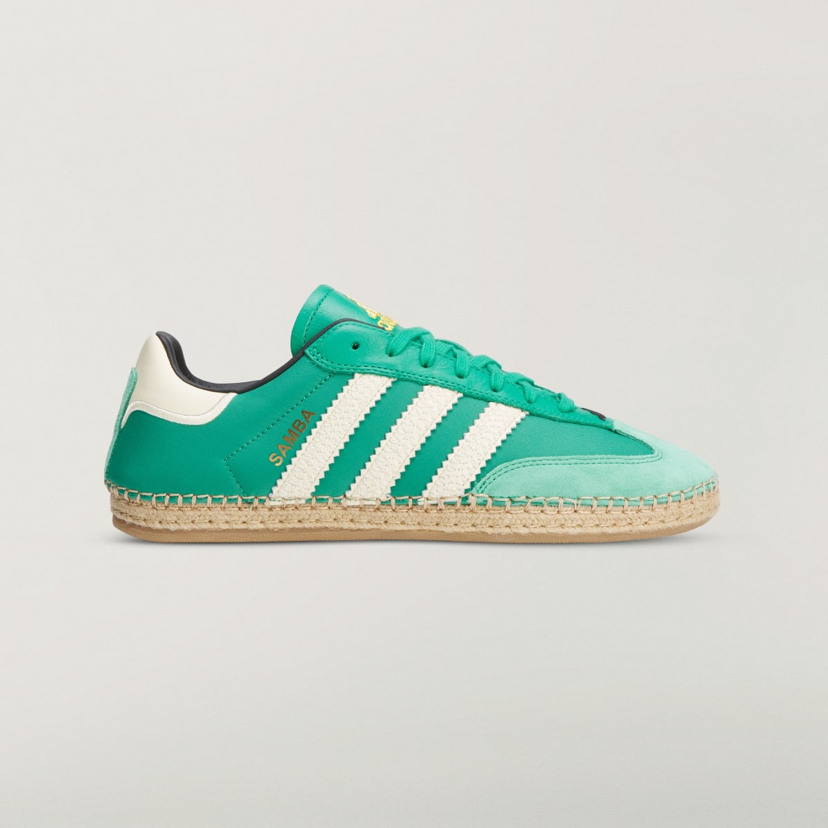Adidas Men's CLOT SAMBA BY EDISON CHEN Shoes - Court Green / Warm Vanilla / Core Black - Image 1