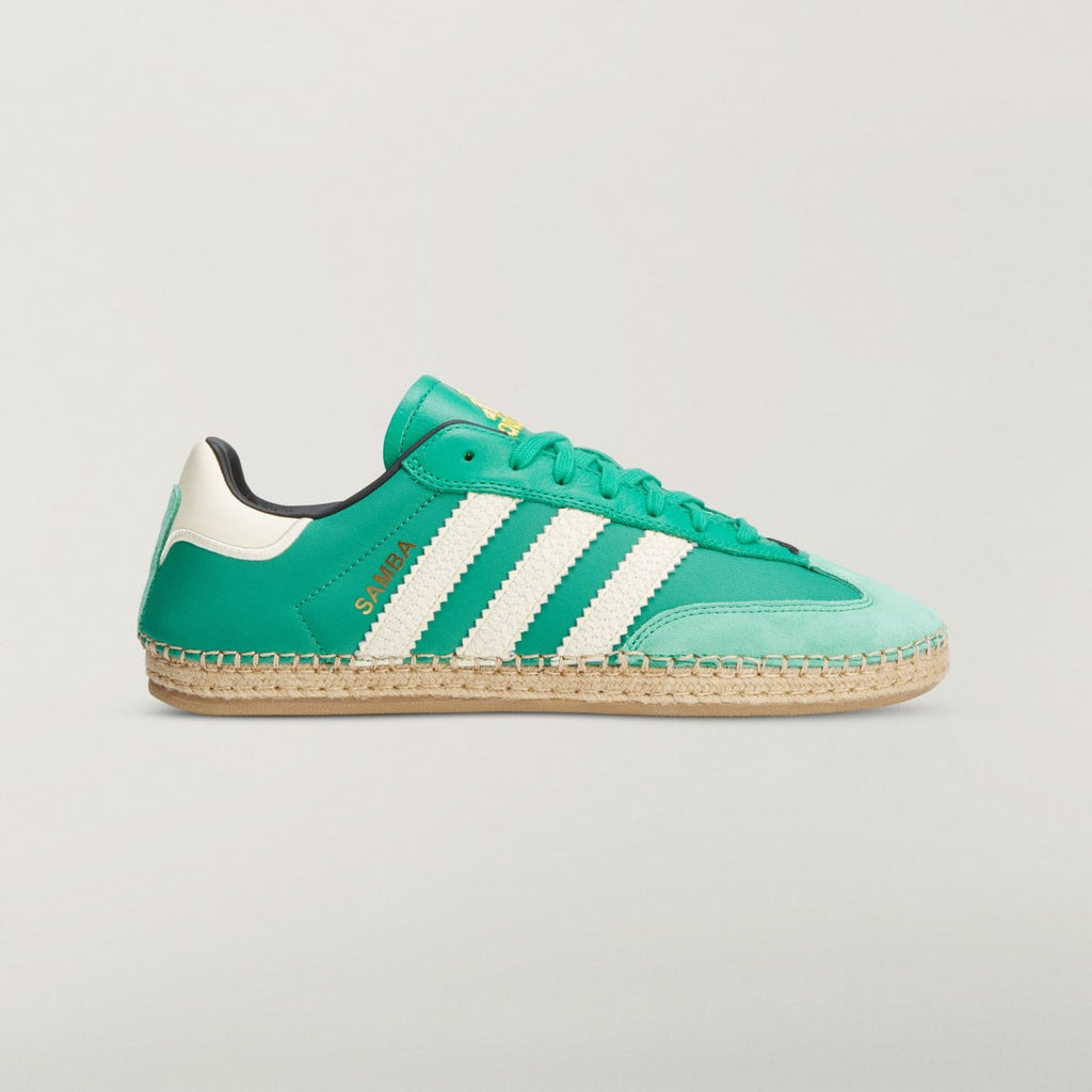 Adidas Women's CLOT SAMBA BY EDISON CHEN Shoes - Court Green / Warm Vanilla / Core Black - Image 1