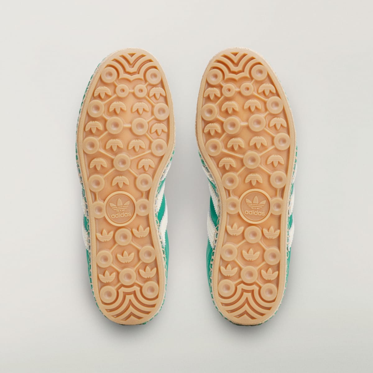 Adidas Women's CLOT SAMBA BY EDISON CHEN Shoes - Court Green / Warm Vanilla / Core Black - Image 3