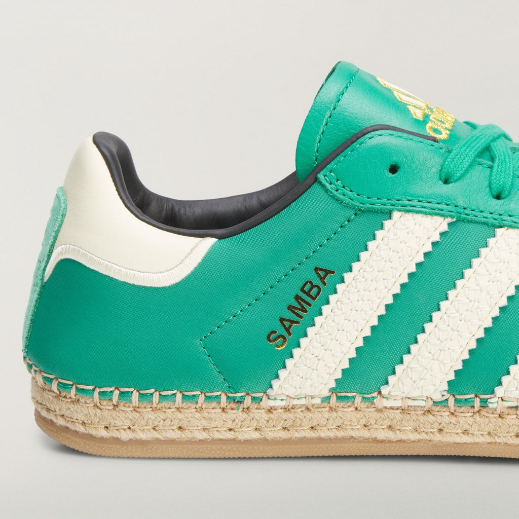 Adidas Women's CLOT SAMBA BY EDISON CHEN Shoes - Court Green / Warm Vanilla / Core Black - Image 7