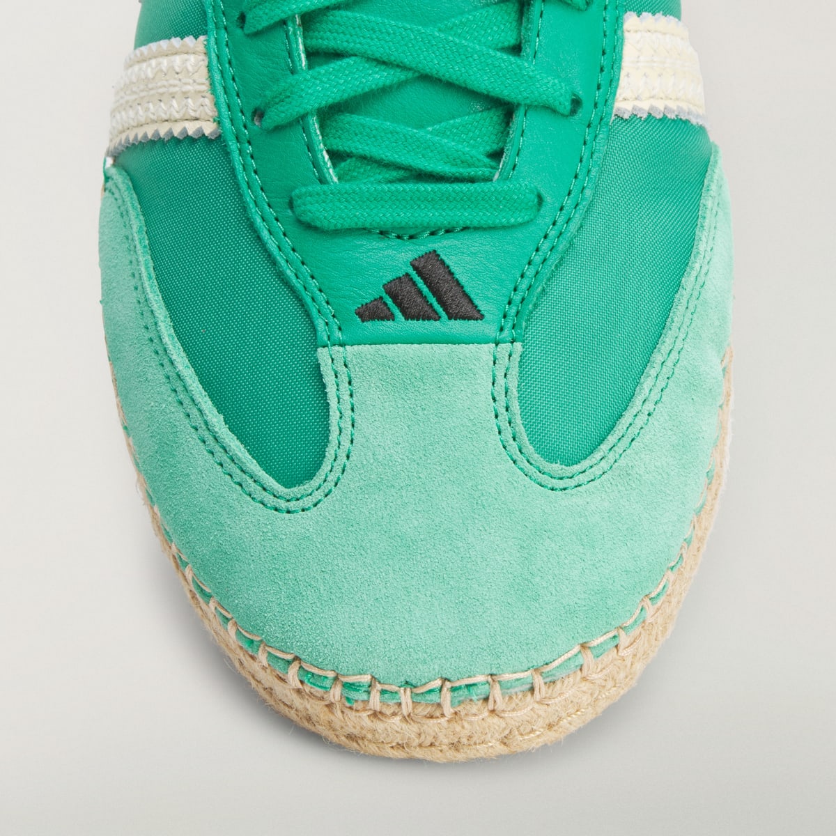 Adidas Women's CLOT SAMBA BY EDISON CHEN Shoes - Court Green / Warm Vanilla / Core Black - Image 8