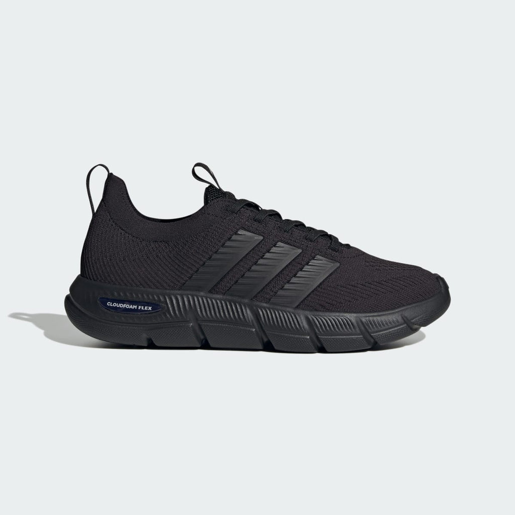 Adidas Women's CLOUDFOAM FLEX SLOUNGE SHOES - Core Black / Core Black / Cloud White - Image 1