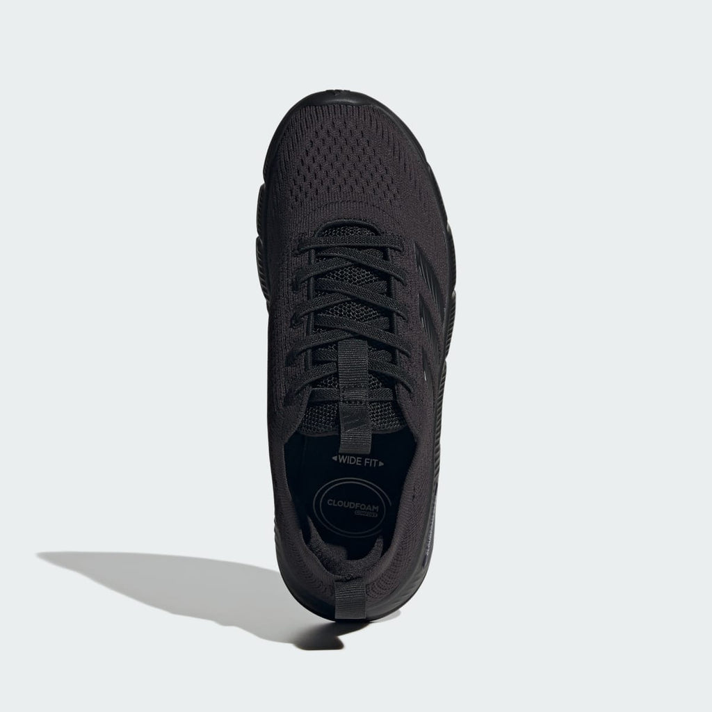 Adidas Women's CLOUDFOAM FLEX SLOUNGE SHOES - Core Black / Core Black / Cloud White - Image 2